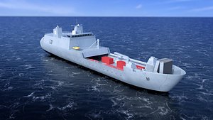 Austal law class war ship 3D model