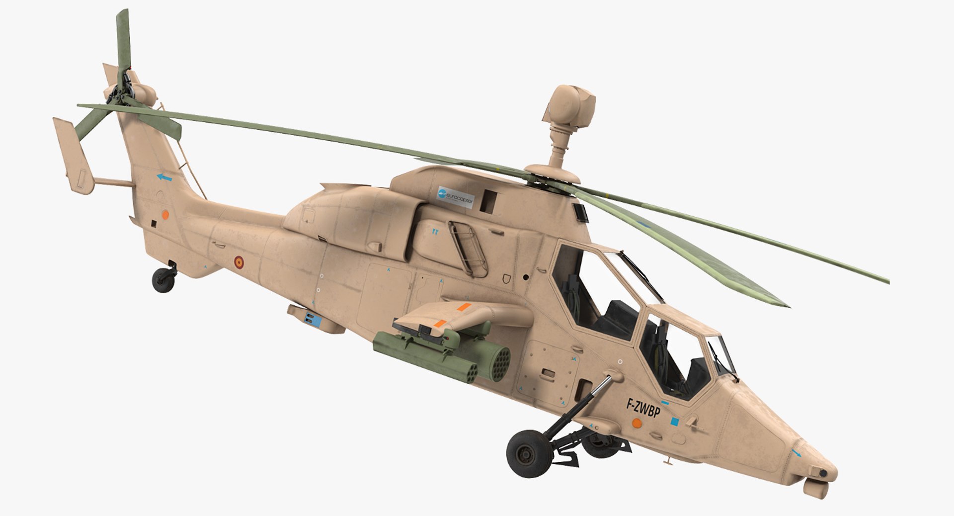 Eurocopter Tigre EC665 Spain 3D Model 3D model preview