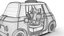 Fiat Topolino Dolcevita 2025 HQ 3D-Modell