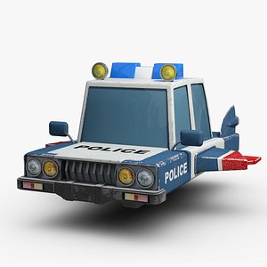 Cartoon Police Glider