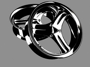 3d car rim