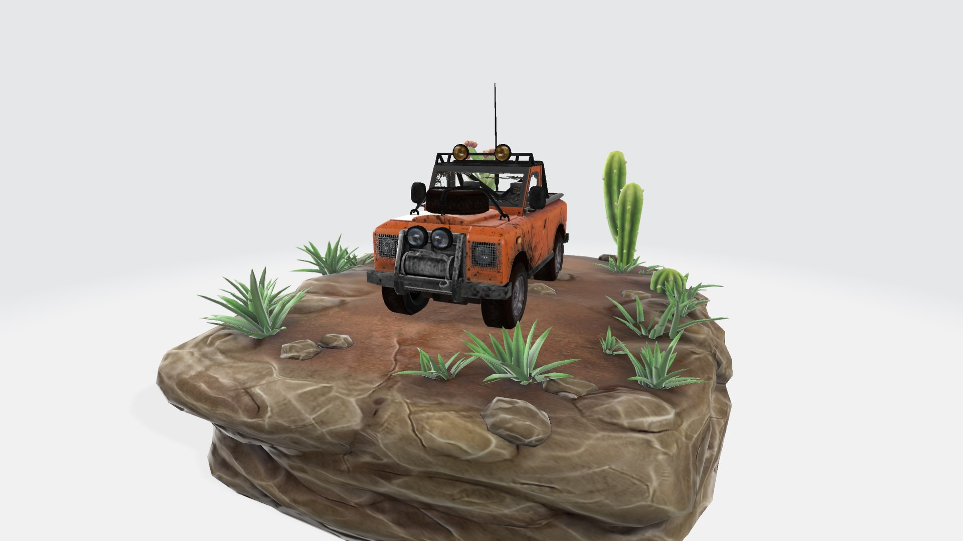 3D Rover Flatbed Scene Model - TurboSquid 2398648