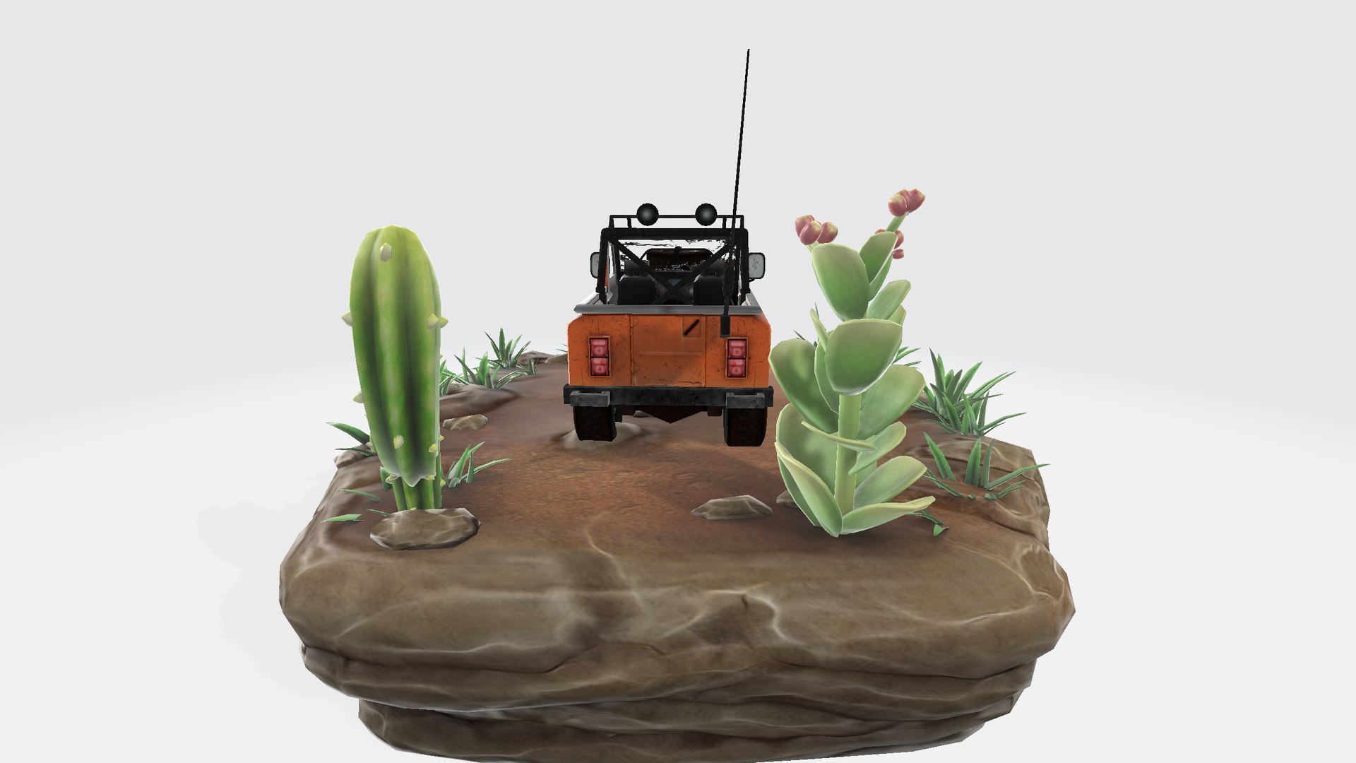 3D Rover Flatbed Scene Model - TurboSquid 2398648