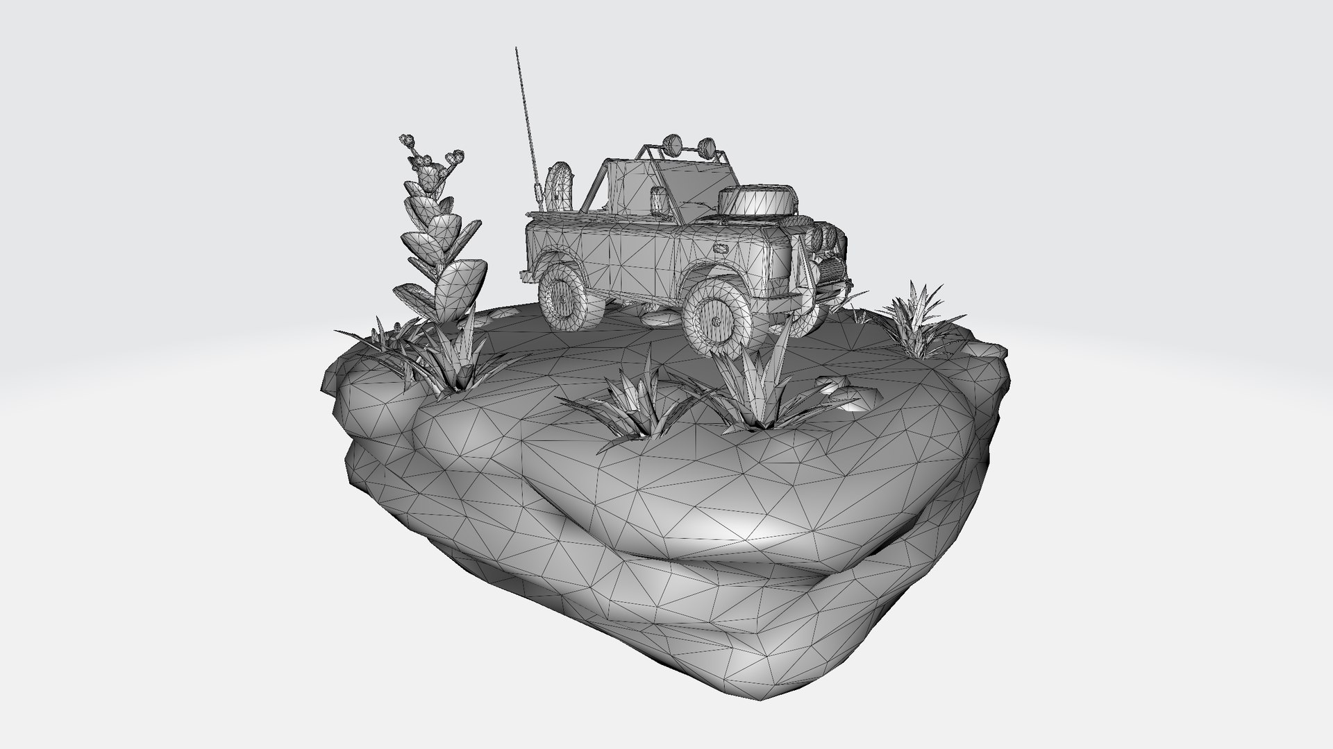 3D Rover Flatbed Scene Model - TurboSquid 2398648