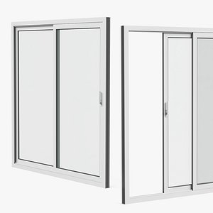 Sliding Glass Patio Door 3D
