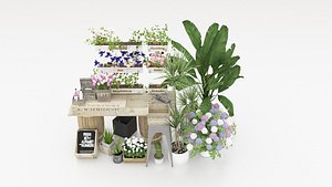 Garden Landscape Planting 3D Model-9