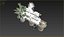 Modèle 3D de plantation de jardin paysager - 9