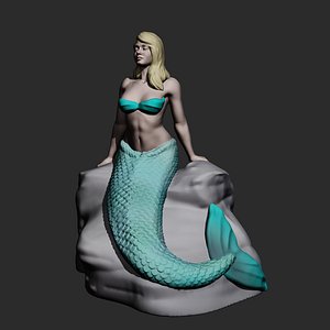 Mermaid 2 - 3D Print 3D model