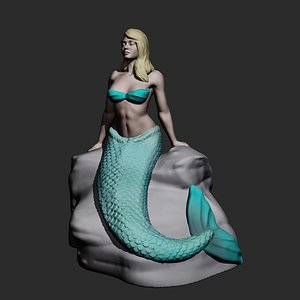 Mermaid 2 - 3D Print