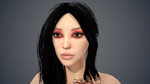 Character woman asian nude