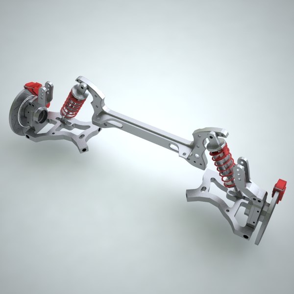 3d model suspension