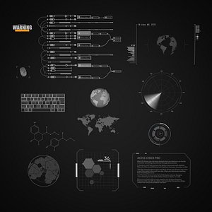 Sci Fi Hud Elements(head up display)