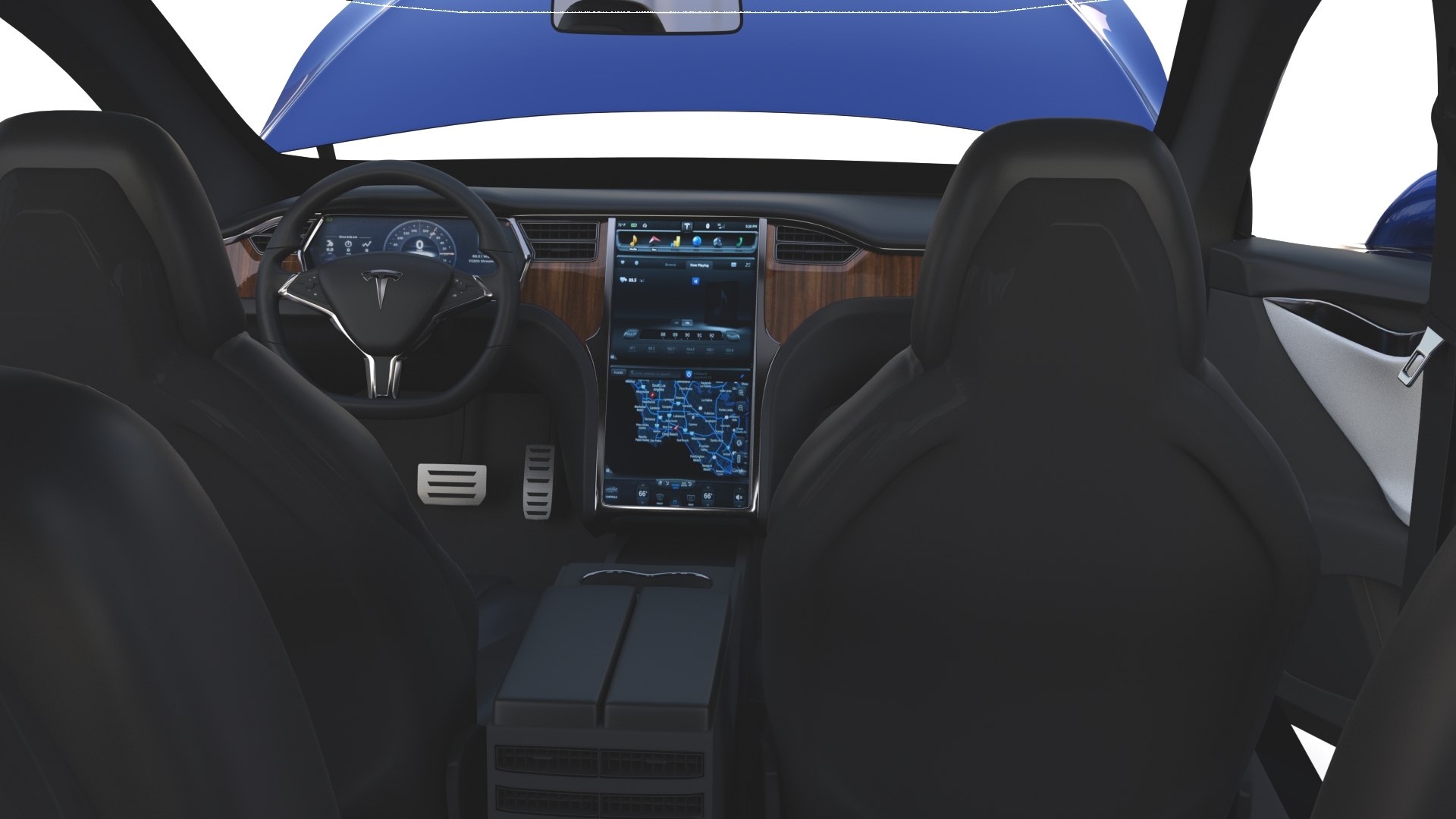 3D Tesla X Interior Modeled Model - TurboSquid 1209122