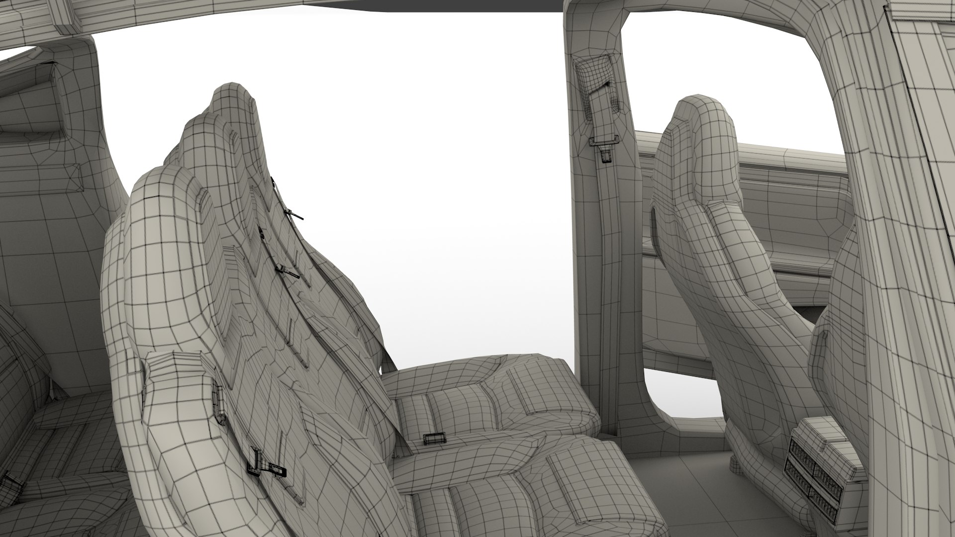 3D Tesla X Interior Modeled Model - TurboSquid 1209122