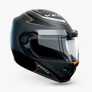 Black Helmet - Maya File - Blender File - FBX - OBJ