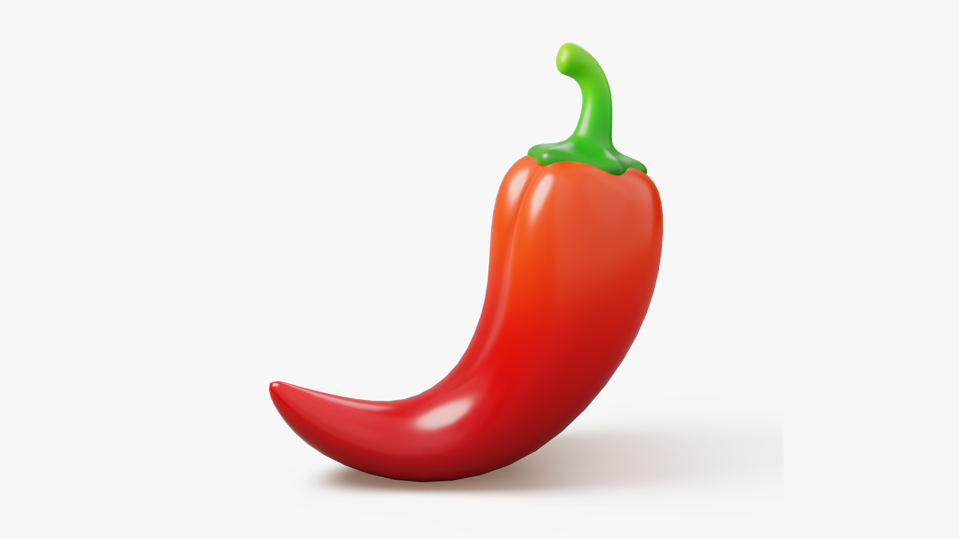 3D Stylized Chili Pepper Model - TurboSquid 2400801