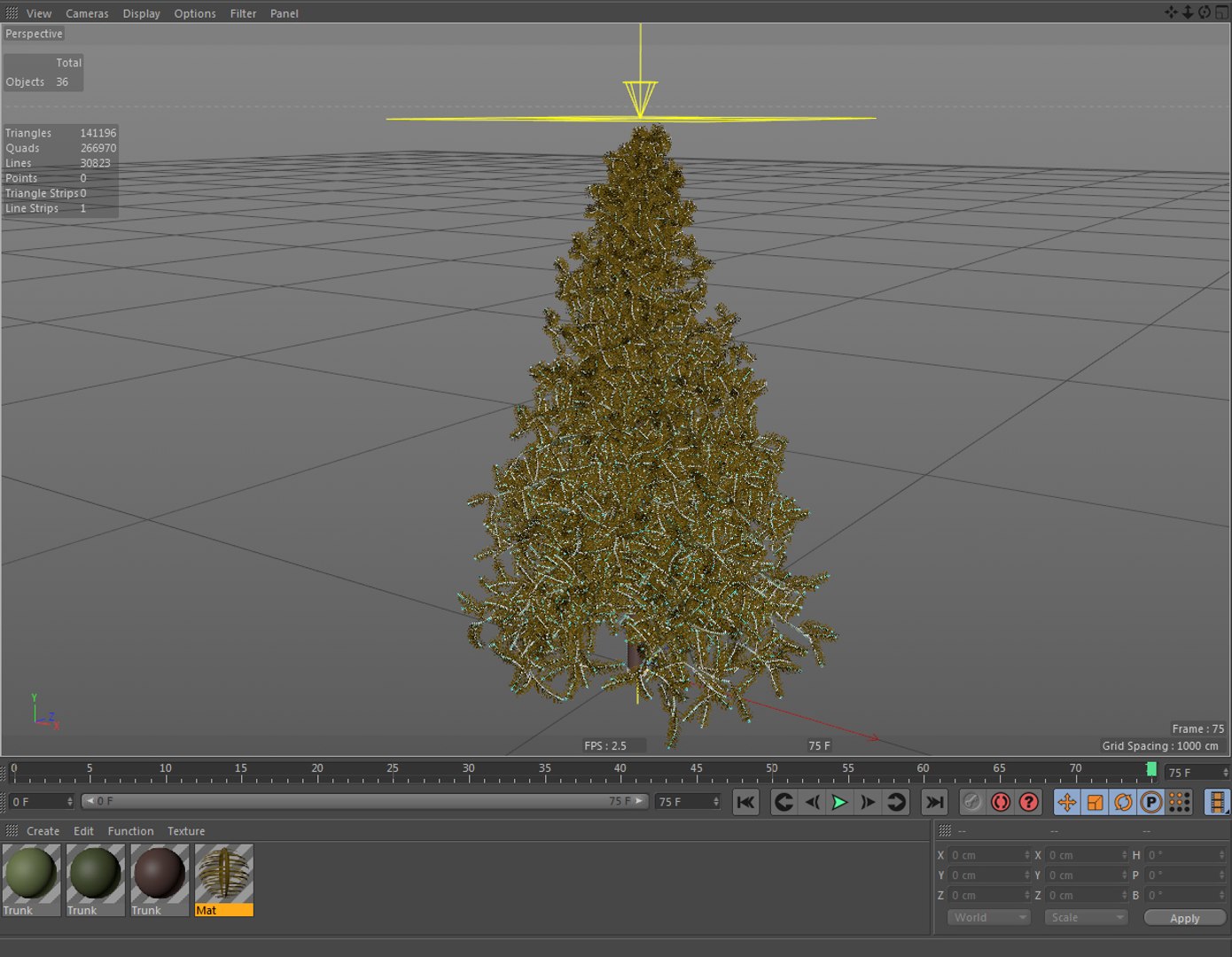 Animation Tree 3d Model