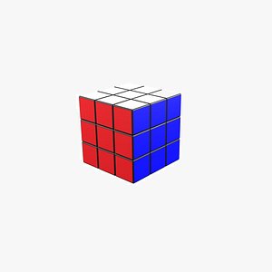 3D Rubiks cube model