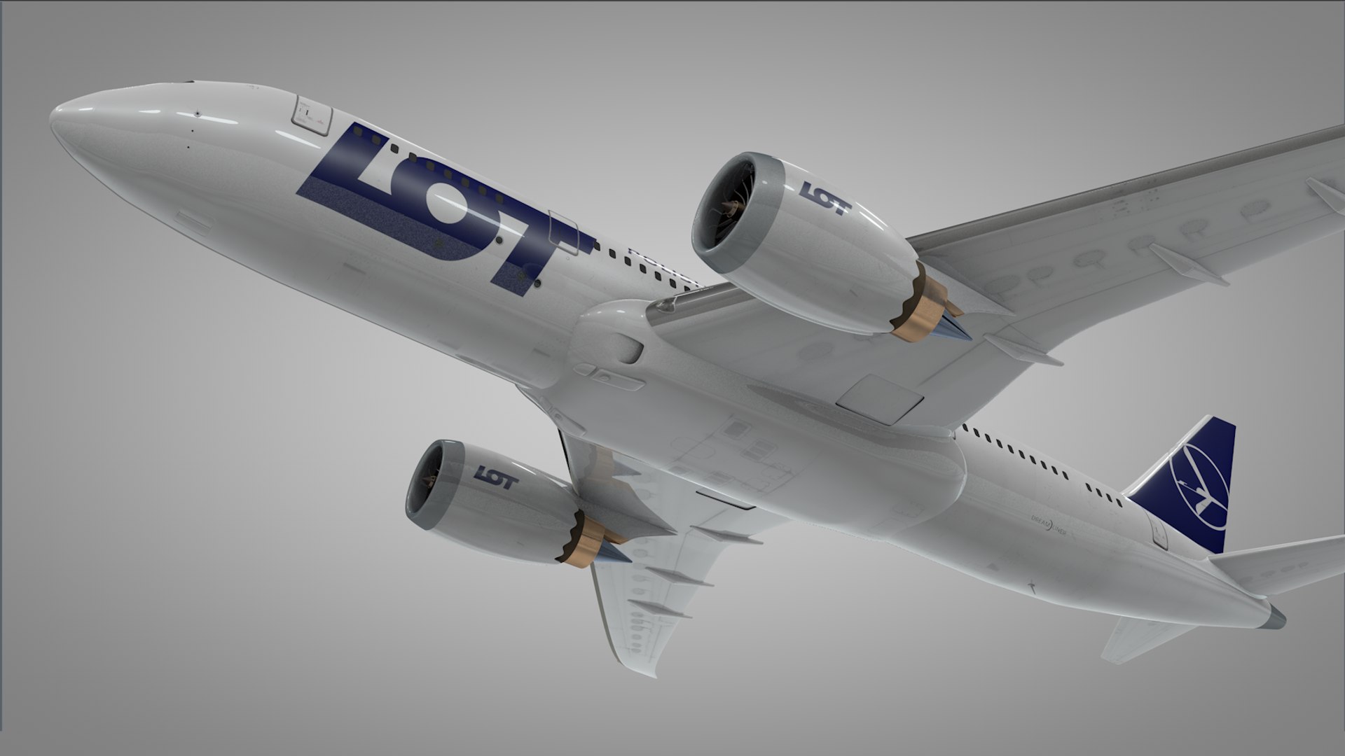 Boeing 787 lot l901 3D model - TurboSquid 1614657