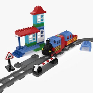 Lego Duplo Train Set 3D model