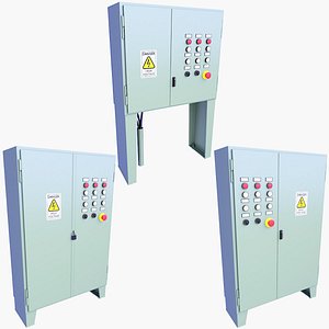 3D Electrical Cabinets v11 model