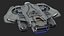 Sci Fi Spacecraft Collection 3D model