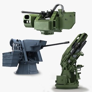 Modern artillery weapons 3D model