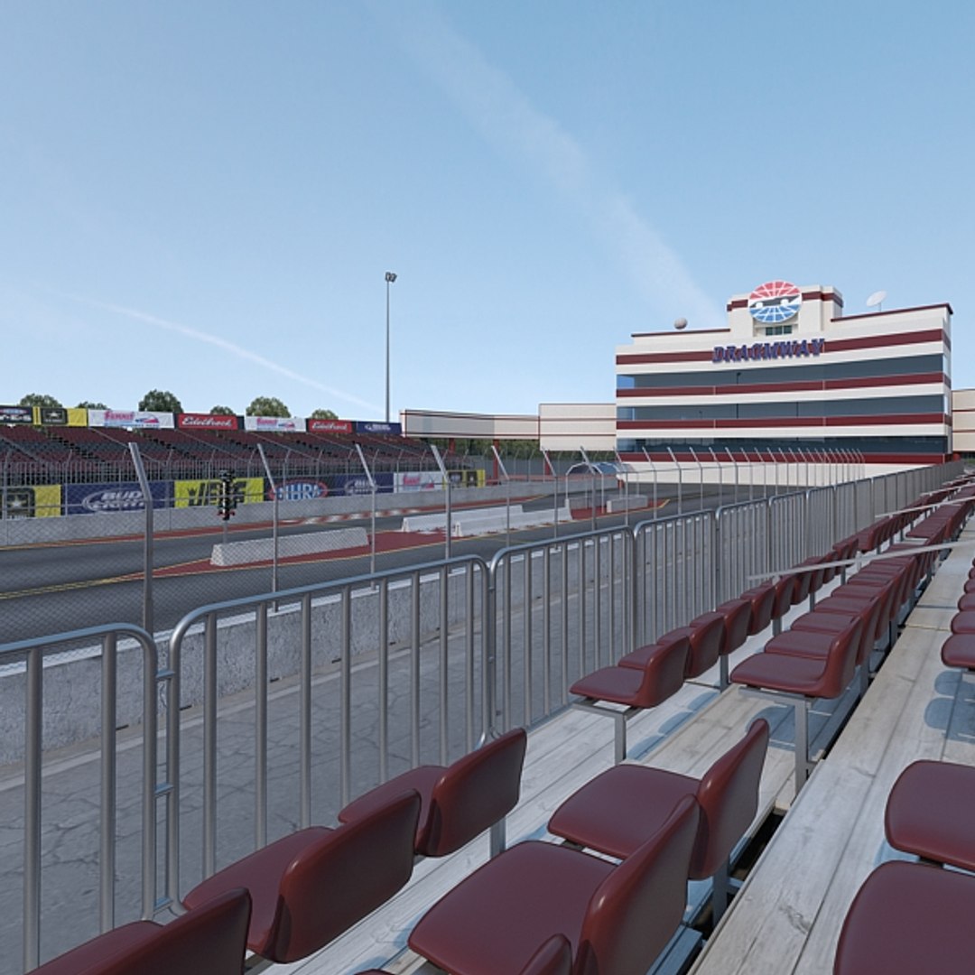 Drag Racing Track 3D Model - TurboSquid 1198786