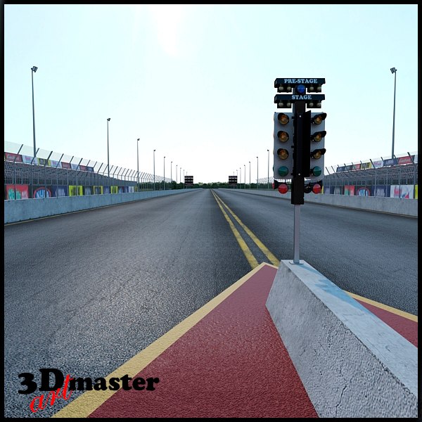 motorcycle speedway arena 3d model
