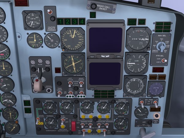 3d model kc-130 cockpit