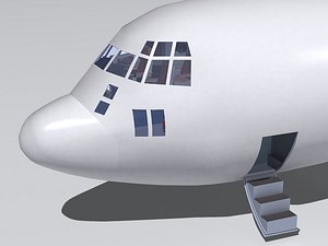 3d model kc-130 cockpit