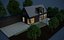 Corona Night and Day modern house scene 3D model