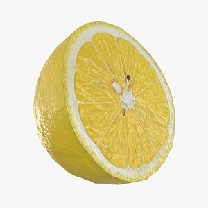 Lemon 01 Cut 1 3D model