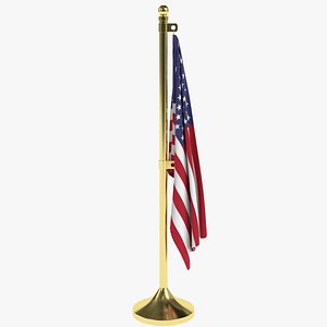 American flag office decor