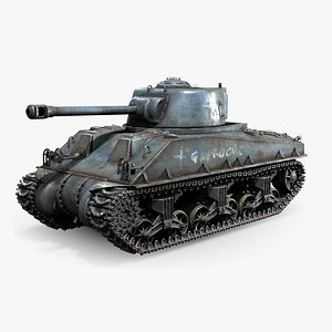 Sherman Tank Rigged