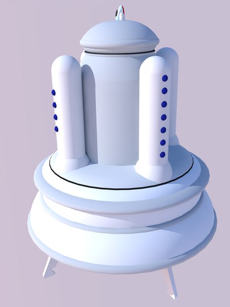 modelo 3d Nave espacial de Babidi (nave de Babidi) - TurboSquid 1490991