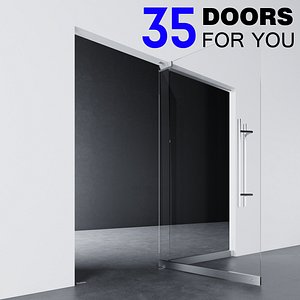 glass door model