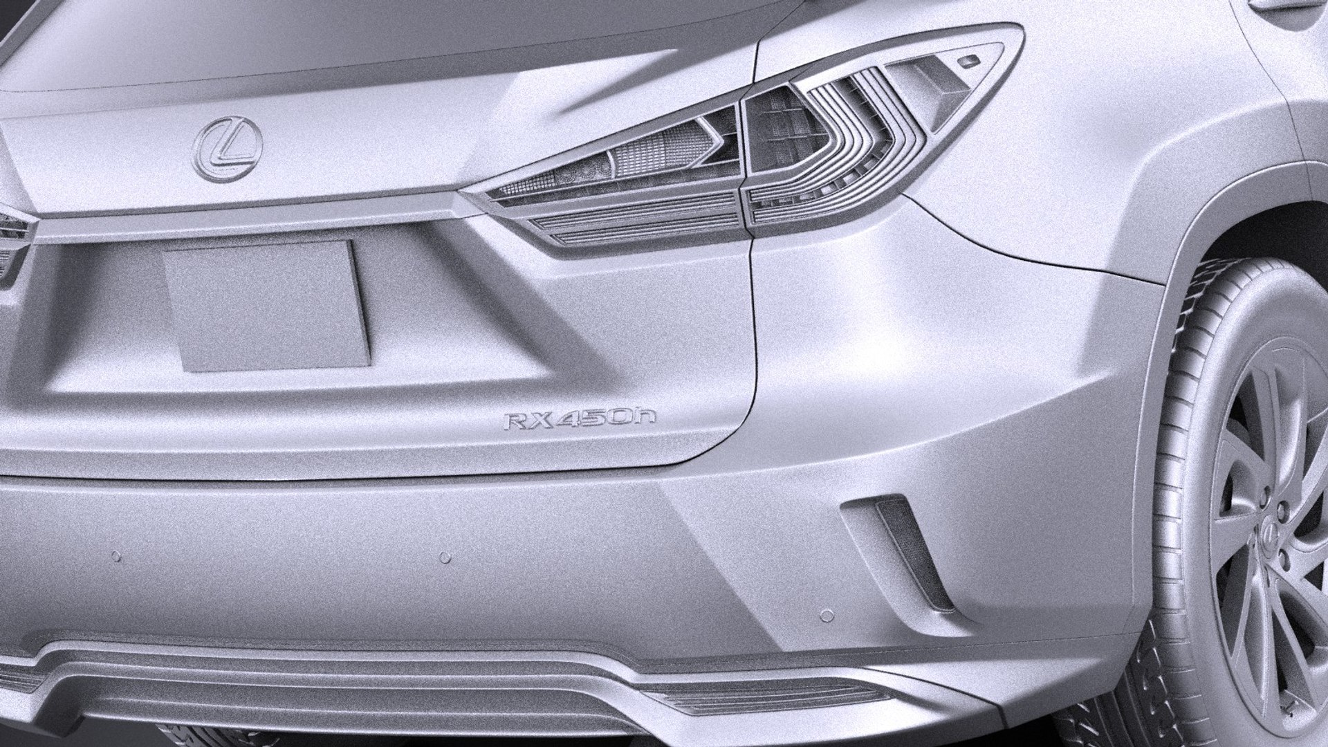 3d Lexus Rx 450 Model