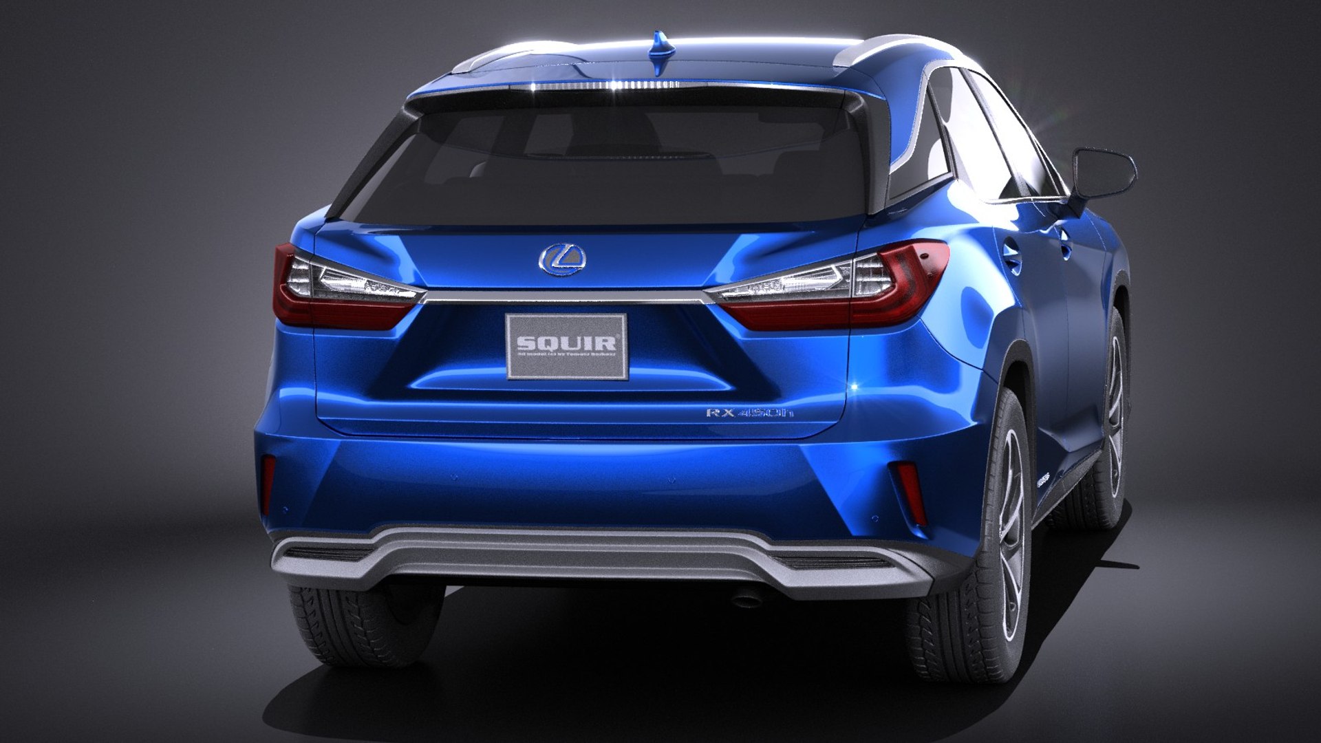3d Lexus Rx 450 Model
