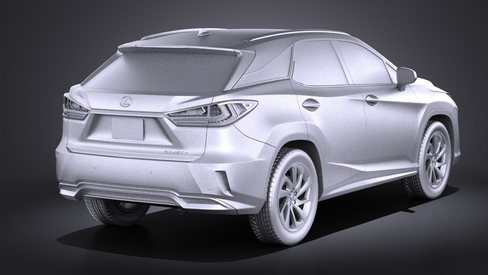 3d Lexus Rx 450 Model