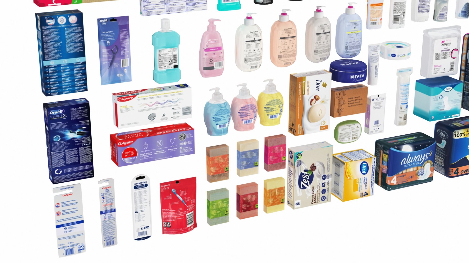 Personel Care Products 100 in 1 3D https://p.turbosquid.com/ts-thumb/4n/1B90sO/bG/personelcare13/jpg/1748559995/1920x1080/fit_q87/d6561a5745199a1d85fa1f05ba5c34a1341760c1/personelcare13.jpg
