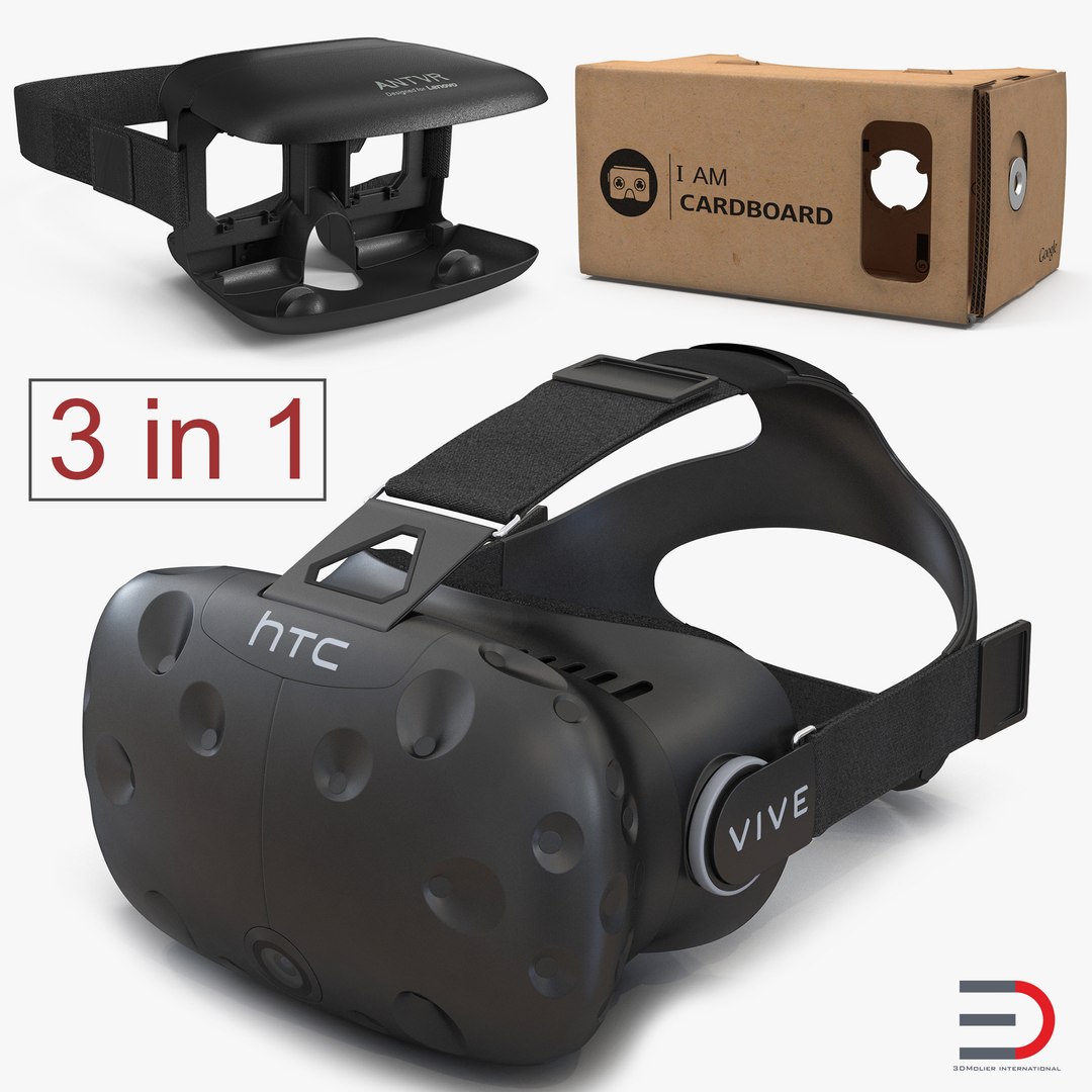 Virtual Reality Goggles Collection 2 3D model preview