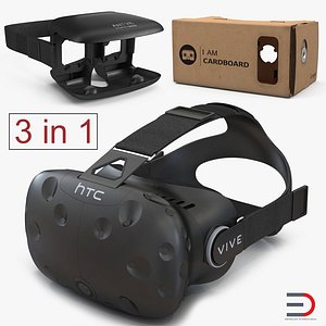virtual reality goggles 2 3D model
