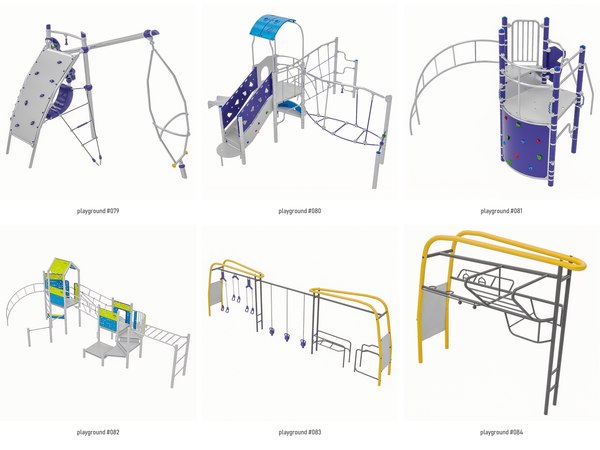 3D 160 playground equipment - - TurboSquid 1333160