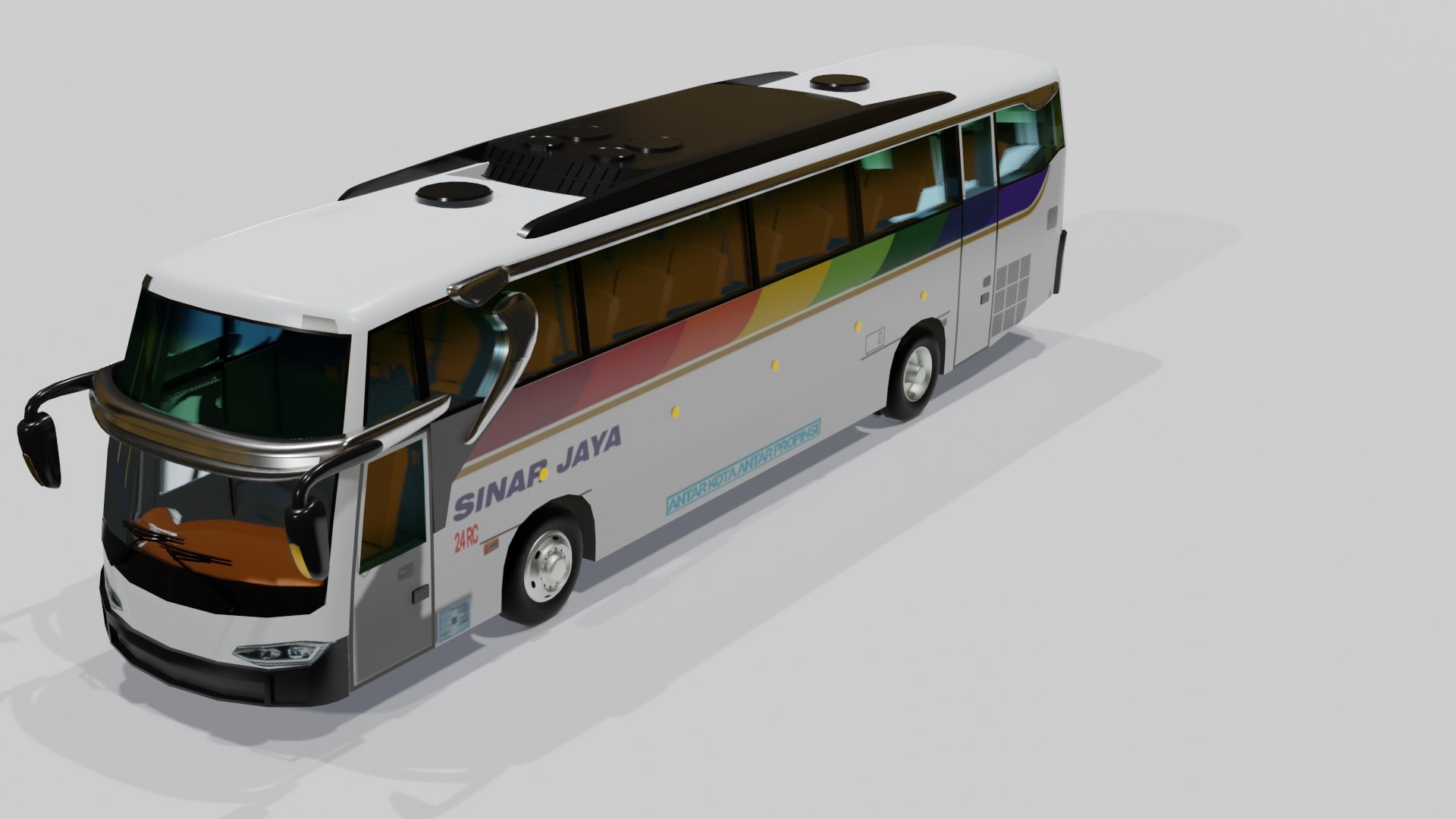 Indonesia Travel Bus 3D 모델 - TurboSquid 2075914