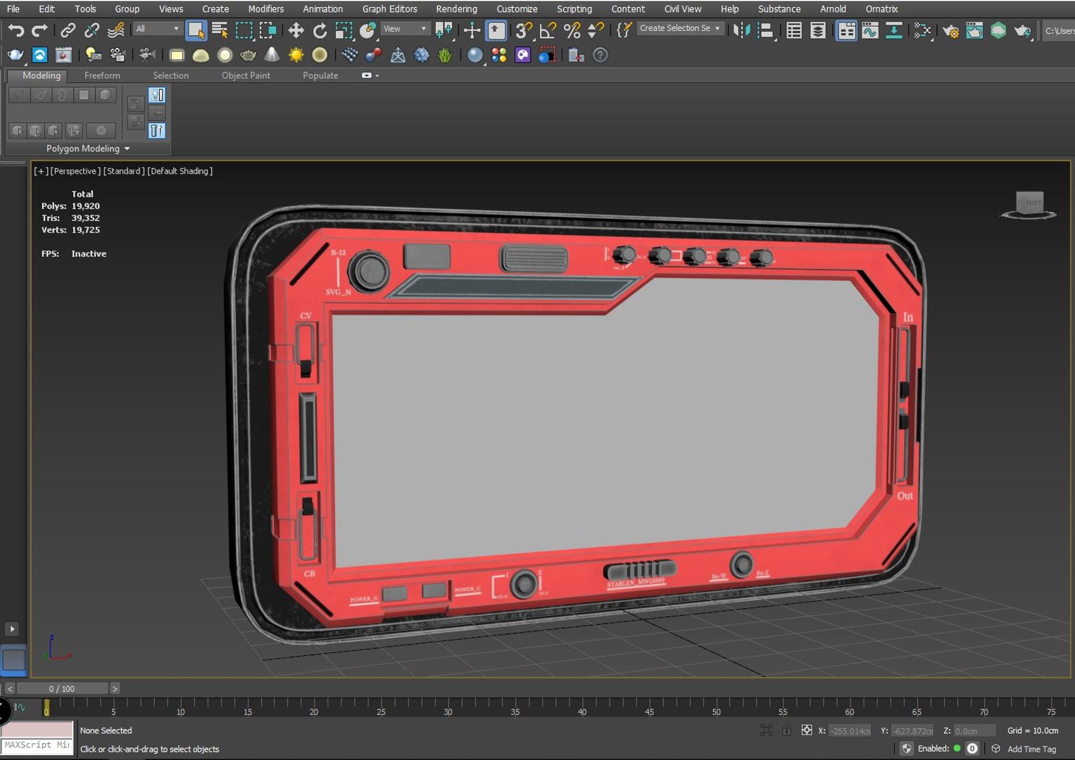 Control panel screen vol 01 3D model - TurboSquid 1868814
