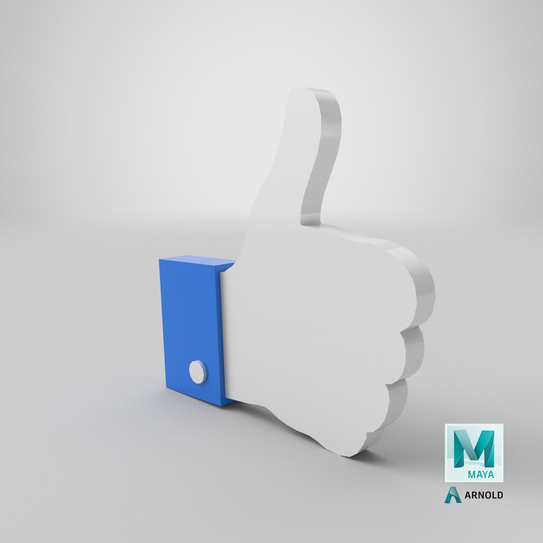 Like Symbol 3D https://p.turbosquid.com/ts-thumb/4n/8WGyvF/8d/stemcell_maya_arnold_render/png/1662572278/1920x1080/fit_q87/355edcf04e8e979f42c43f48cd7823af71c49d64/stemcell_maya_arnold_render.jpg