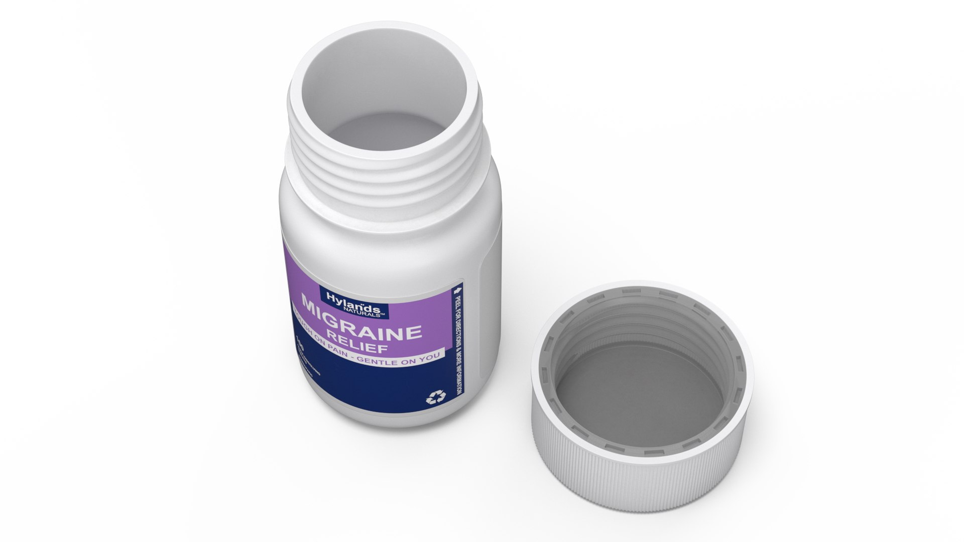 3D Migraine Relief Bottle Hylands Naturals TurboSquid 2194913