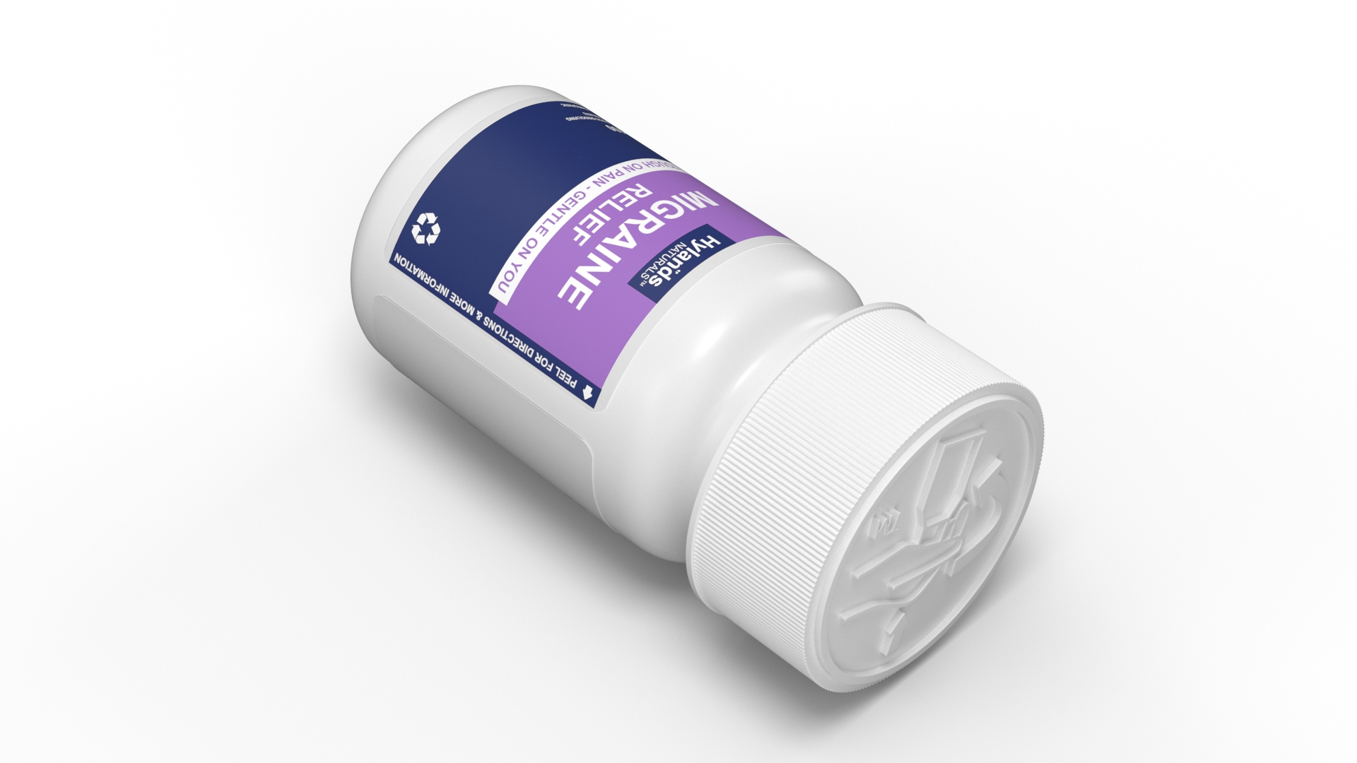 3D Migraine Relief Bottle Hylands Naturals TurboSquid 2194913