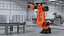 Ultra Robot Arm KUKA KR FORTEC Rigged for Maya